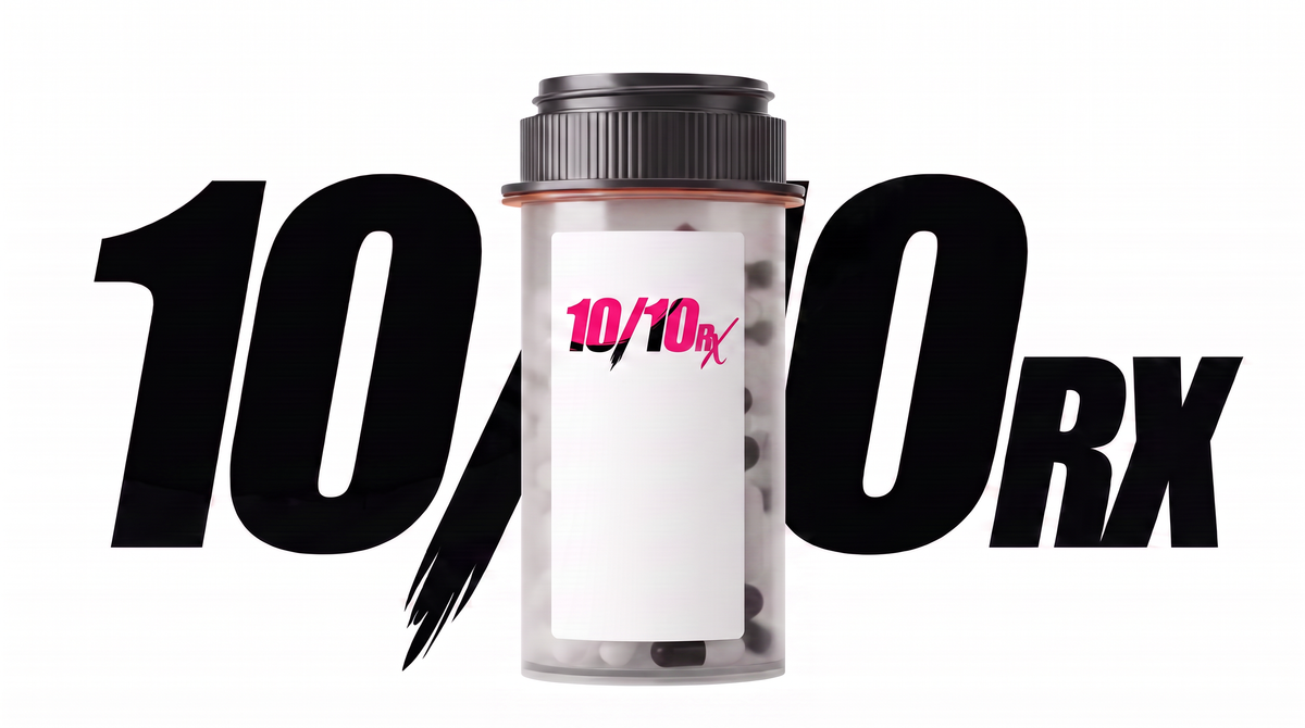 10/10Rx doctor-prescribed medication packaging