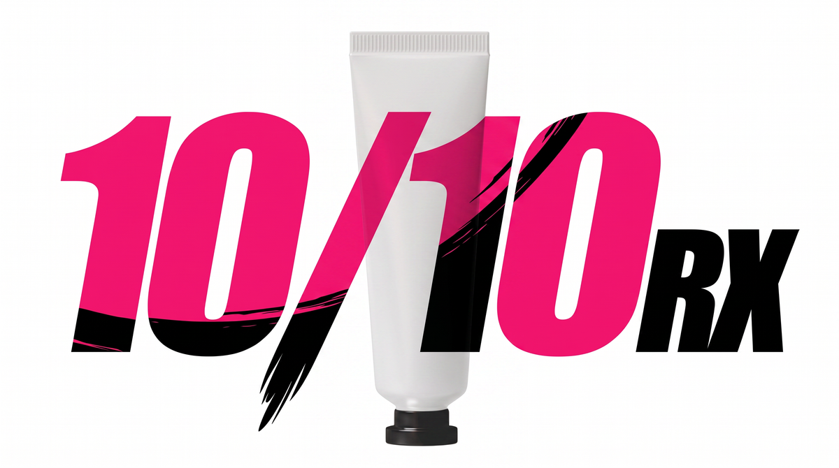 10/10Rx doctor-prescribed skincare packaging